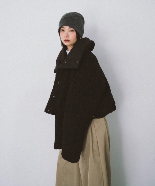 HANNE（アン）の「リバーシブルパディングショートコート（ダウン 