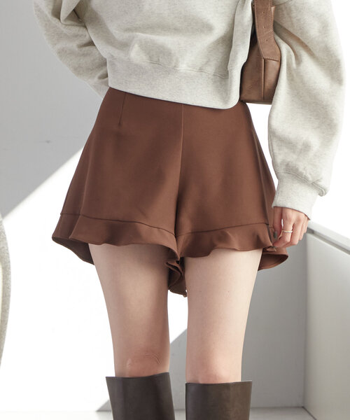 【セール】フリルショートパンツ（その他パンツ）｜mystic（ミスティック）