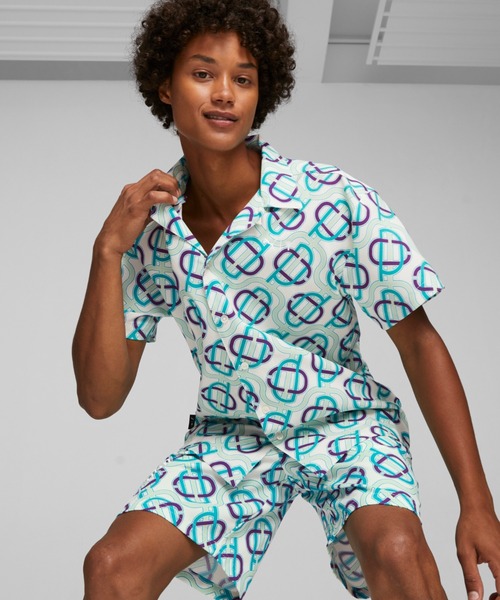 PUMA(プーマ)の「PUMA プーマ ユニセックス PUMA x PTC AOP シャツ(その他トップス・メンズ・ホワイト/ピンク・SMALL/MEDIUM/X-SMALL/LARGE)」の1枚目の写真