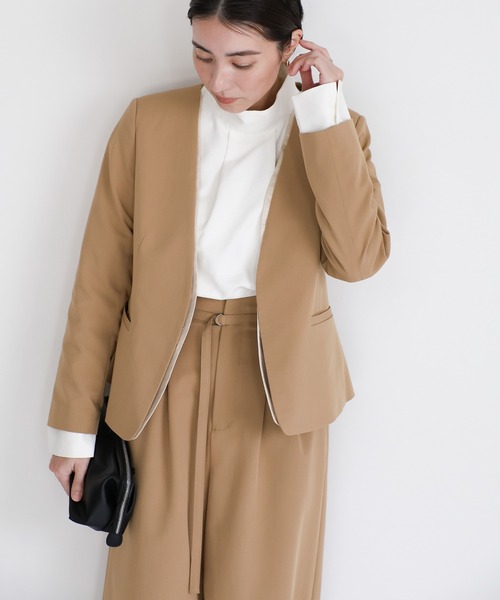 select MOCA(セレクトモカ)の「【セレモニー】ベルト付ハイウエストワイドパンツ(その他パンツ・レディース・ブラック/ベージュ・MEDIUM/LARGE)」の21枚目の写真