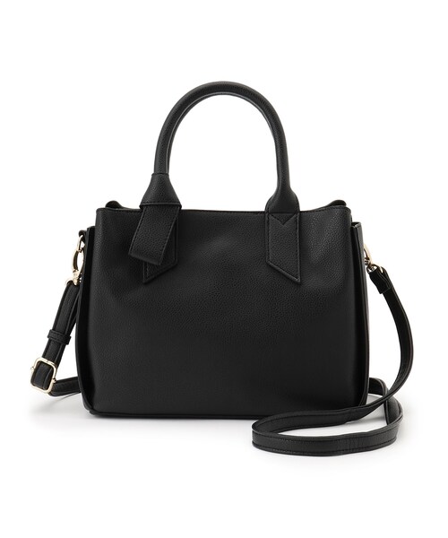 grove（グローブ）の「ハンドルノットリボン2WAYトート【入卒対応可】（ショルダーバッグ・レディース・ナチュラル/ブラック/サックスブルー・00）」の12枚目の写真