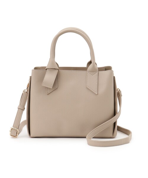 grove（グローブ）の「ハンドルノットリボン2WAYトート【入卒対応可】（ショルダーバッグ・レディース・ナチュラル/ブラック/サックスブルー・00）」の14枚目の写真