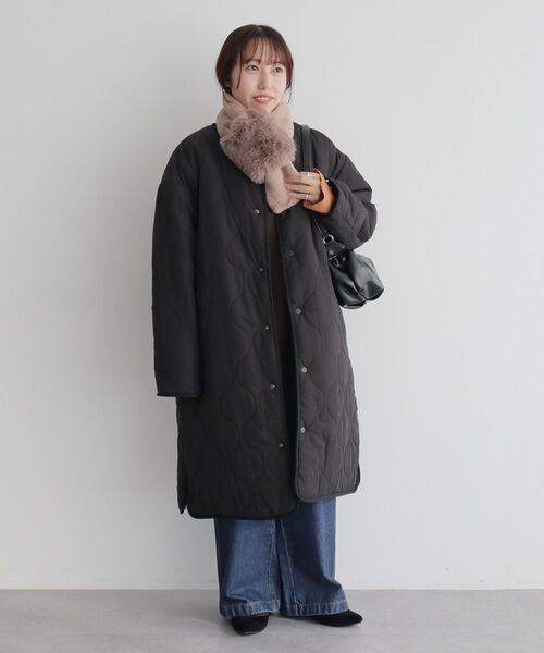 CRAFT STANDARD BOUTIQUE（クラフトスタンダードブティック）の「フェイクファーストール（ストール/ショール・レディース・ブラウン/ライトベージュ/グレー・FREE）」の12枚目の写真