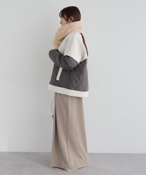 CRAFT STANDARD BOUTIQUE（クラフトスタンダードブティック）の「フェイクファーストール（ストール/ショール・レディース・ブラウン/ライトベージュ/グレー・FREE）」の17枚目の写真