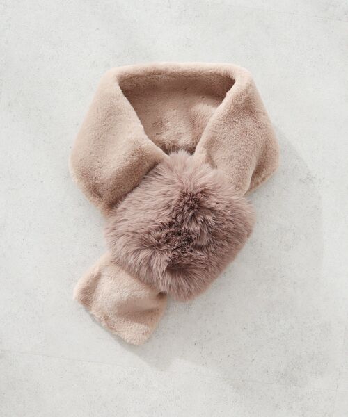 CRAFT STANDARD BOUTIQUE（クラフトスタンダードブティック）の「フェイクファーストール（ストール/ショール・レディース・ブラウン/ライトベージュ/グレー・FREE）」の21枚目の写真