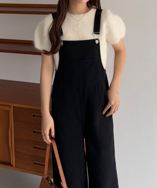 callautia（カラウティア）の「サロペットパンツ（サロペット/オーバーオール・レディース・ホワイト/チャコール/ブラック・MEDIUM/SMALL/LARGE）」の6枚目の写真