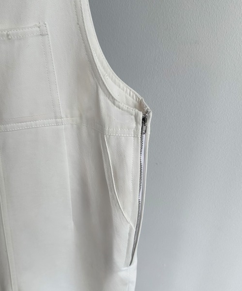 callautia（カラウティア）の「サロペットパンツ（サロペット/オーバーオール・レディース・ホワイト/チャコール/ブラック・MEDIUM/SMALL/LARGE）」の19枚目の写真