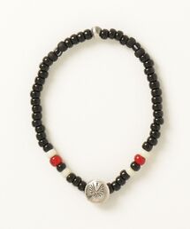SAWINTO（ソイント）の「ROSETTA PRAYER【ロゼッタプレア】- SILVER CONCHO&BEADS BRACELET/シルバー コンチョ & ビーズブレスレット（ブレスレット）」