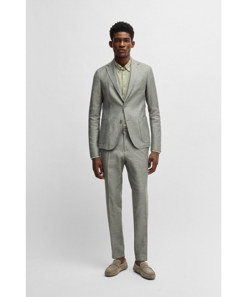 BOSS(ボス)の「ポルトガル製モカシンローファー スエード サドルバンド(ローファー・メンズ・カーキ/ブルー/ベージュ/ダークブルー・43/42/44/41/40/39)」の8枚目の写真