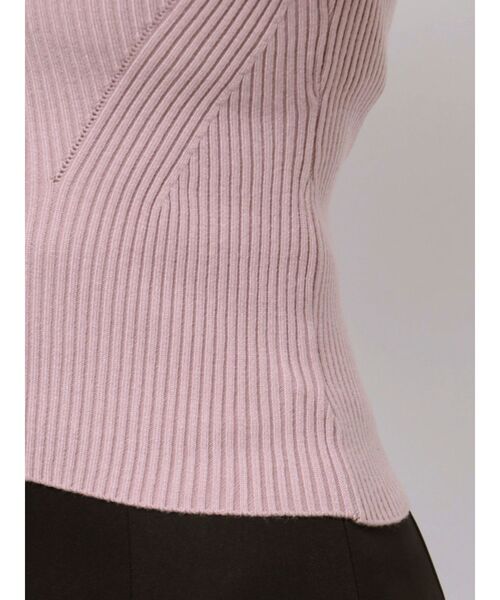 RESEXXY（リゼクシー）の「ホルターネックニットトップス（ニット/セーター・レディース・ホワイト/ピンク/ブラック・FREE）」の13枚目の写真