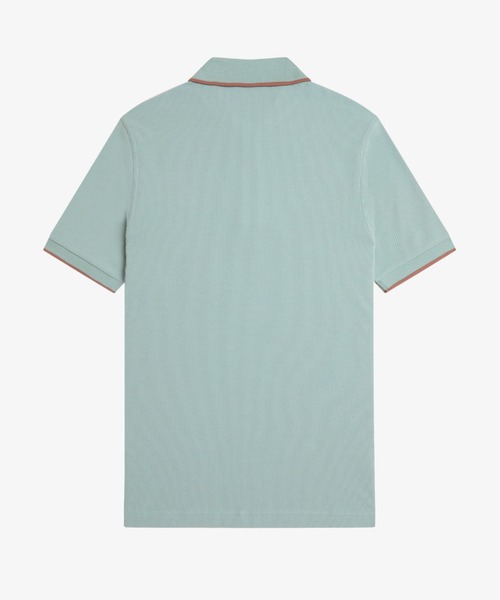 フレッドペリー Ribbed Polo Shirt ポロシャツ セール】Textured Zip Neck Polo Shirt／テクスチャージップ