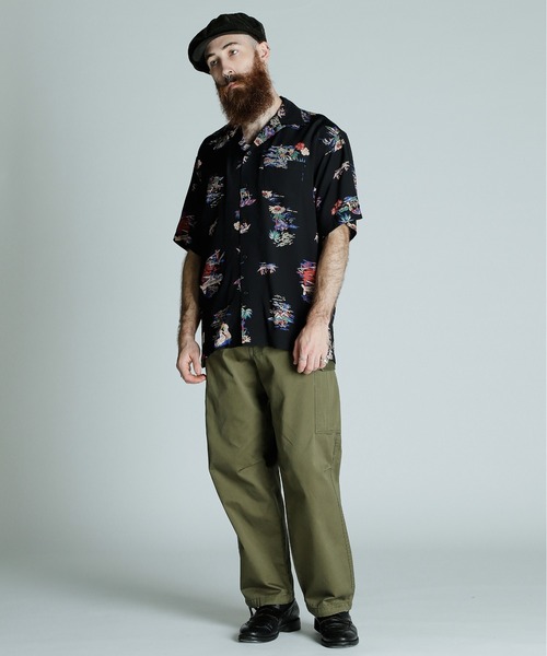 <完売品> SCHOTT×パイナップルジュース レーヨンシャツ アロハシャツ 完売品> SCHOTT×パイナップルジュース レーヨンシャツ アロハ