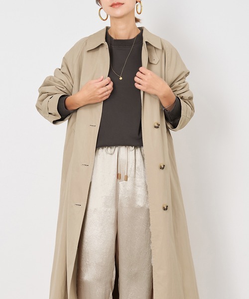 MICA&DEAL（マイカ＆ディール）の「ピグメントバイオプルオーバー（スウェット・レディース・チャコールグレー/ベージュ/ブルー・FREE）」の10枚目の写真