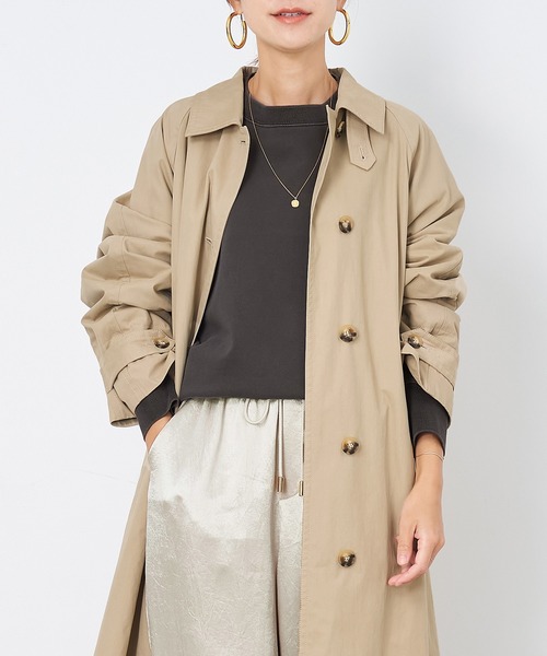 MICA&DEAL（マイカ＆ディール）の「ピグメントバイオプルオーバー（スウェット・レディース・チャコールグレー/ベージュ/ブルー・FREE）」の11枚目の写真