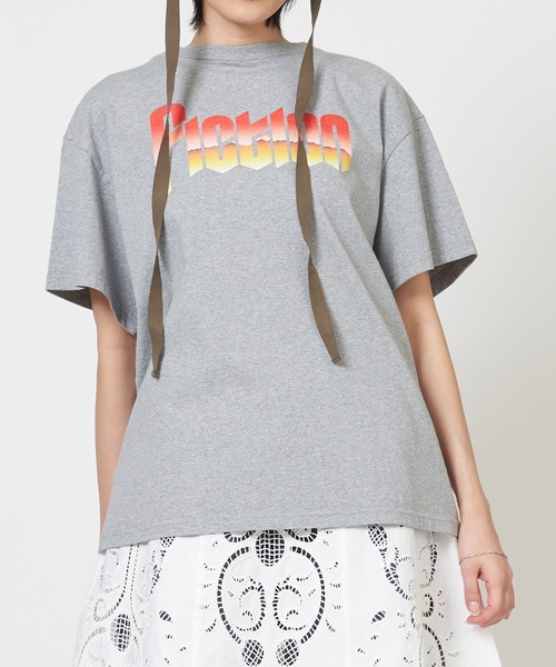 FICTION TEE プリント Tシャツ