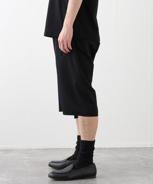 sulvam（サルバム）の「【SULVAM / サルバム】イージーハーフスラックス（その他パンツ・メンズ・ブラック・MEDIUM）」の4枚目の写真