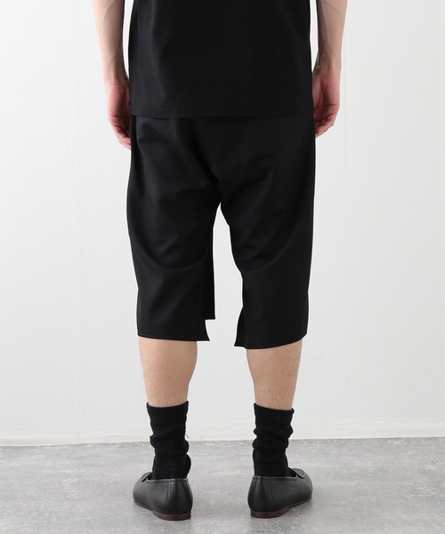 sulvam（サルバム）の「【SULVAM / サルバム】イージーハーフスラックス（その他パンツ・メンズ・ブラック・MEDIUM）」の5枚目の写真