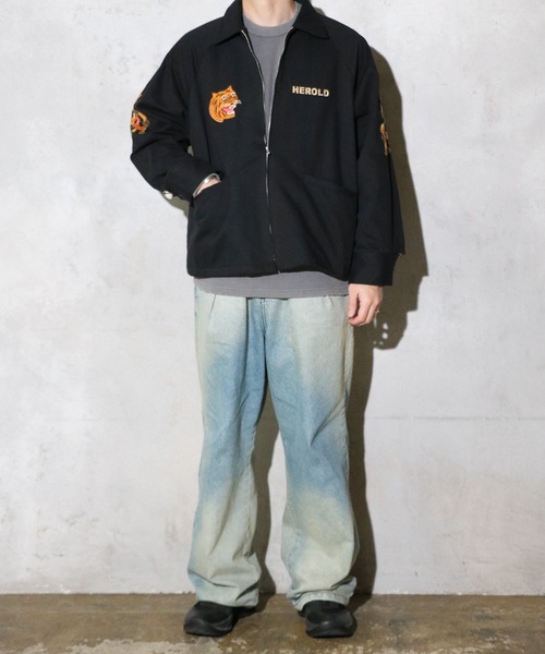 THRIFTY LOOK（スリフティールック）の「THRIFTY LOOK / スリフティールック SOUVENIR VIET-NAM 1965 JACKET スーベニア ベトナムジャケット ベトジャン コットンツイル サテン（ブルゾン・メンズ・ブラック系その他/ブラック・MEDIUM/LARGE/X-SMALL）」の11枚目の写真