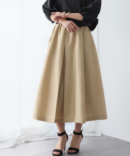 セール】タックフレアAラインスカート（スカート）｜ELFRANK（エル