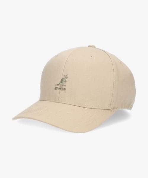 KANGOL（カンゴール）の「KANGOL WOOL FLEXFIT BASEBALL / カンゴール（キャップ・レディース・ホワイト/ブラック/ベージュ/ネイビー/オリーブ/ブルー/ブラウン/レッド/ブルー系/グレー・S/M/XXL/L/XL）」の5枚目の写真