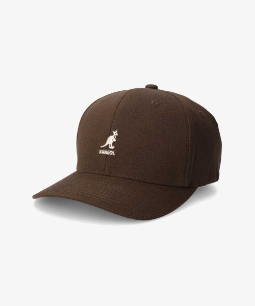 KANGOL（カンゴール）の「KANGOL WOOL FLEXFIT BASEBALL / カンゴール（キャップ・レディース・ホワイト/ブラック/ベージュ/ネイビー/オリーブ/ブルー/ブラウン/レッド/ブルー系/グレー・S/M/XXL/L/XL）」の13枚目の写真