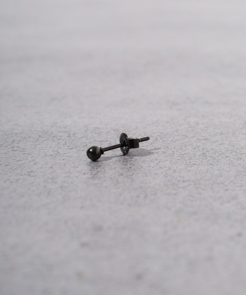 EVER METAL(エバーメタル ever metal EVER METAL)の「EVER METAL サージカルステンレス 316L 金属アレルギー対策 片耳用 ピアス シャカダマピアス 日本製(ピアス(片耳用)・メンズ・ゴールド系3/シルバー系3/シルバー系5/ブラック系1/ブラック系2/ブラック系3/シルバー系1/シルバー系2/シルバー系4/ゴールド系1/ゴールド系2・FREE)」の3枚目の写真