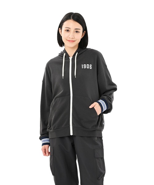 ジップアップスウェットフーディー（パーカー）｜New Balance