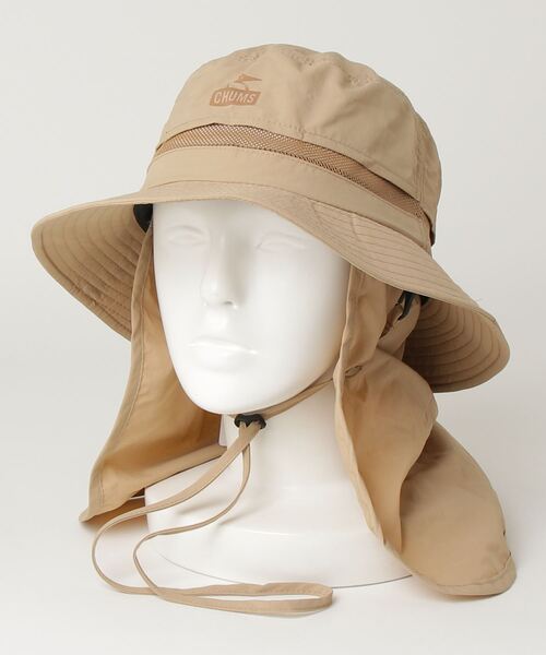 CHUMS（チャムス）の「【CHUMS】 Sunshade Hat サンシェイドハット（ハット・メンズ・ベージュ/ブラック・FREE）」の9枚目の写真