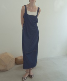 Kelsey softl denim OP ケルシーソフトデニムワンピース