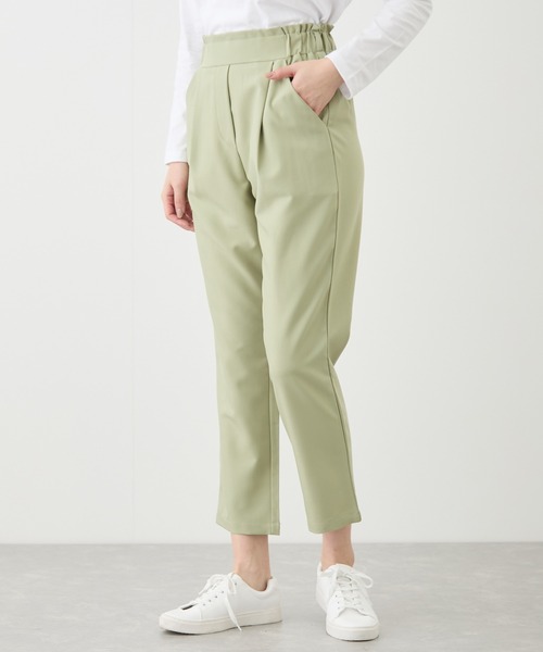 Jayro(ジャイロ)の「ストレートパンツ(その他パンツ・レディース・ブラック/ホワイト/ベージュ/ライトグリーン/サックスブルー・FREE)」の14枚目の写真