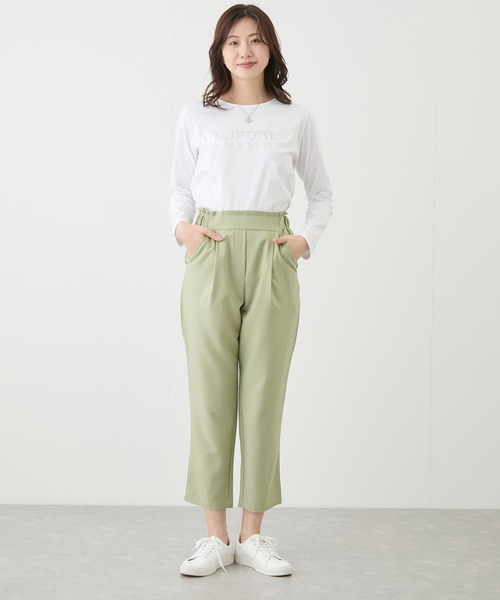 Jayro(ジャイロ)の「ストレートパンツ(その他パンツ・レディース・ブラック/ホワイト/ベージュ/ライトグリーン/サックスブルー・FREE)」の16枚目の写真