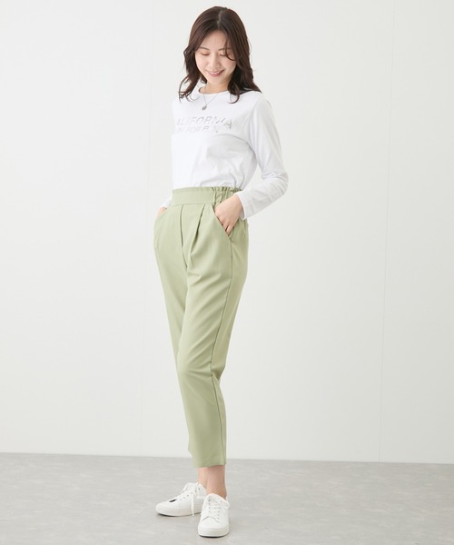 Jayro(ジャイロ)の「ストレートパンツ(その他パンツ・レディース・ブラック/ホワイト/ベージュ/ライトグリーン/サックスブルー・FREE)」の17枚目の写真
