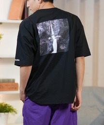 【ムラサキスポーツ限定】columbia/コロンビア オーバーサイズTシャツ 半袖T UVケア バックプリント PM4502