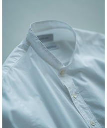 【Sea Island Cotton】バンドカラー シャツ
