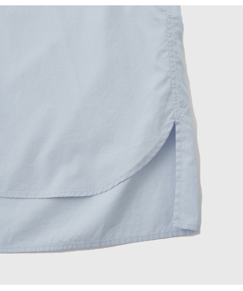 ADAM ET ROPE'（アダムエロペ）の「【Sea Island Cotton】バンドカラー シャツ（シャツ/ブラウス・メンズ・ホワイト/ネイビー/サックスブルー・L/M）」の10枚目の写真