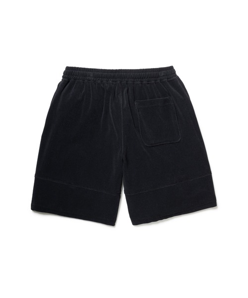 MR.OLIVE(ミスターオリーブ)の「MICRO RESORT PILE / EASY SHORTS(スウェットパンツ・メンズ・ネイビー/ブラック・MEDIUM/LARGE)」の17枚目の写真