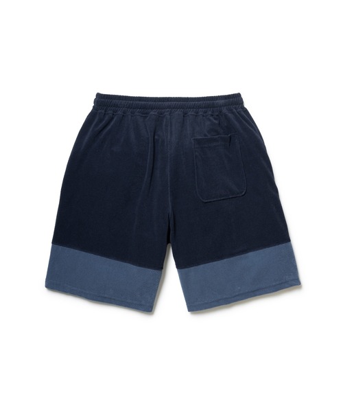 MR.OLIVE(ミスターオリーブ)の「MICRO RESORT PILE / EASY SHORTS(スウェットパンツ・メンズ・ネイビー/ブラック・MEDIUM/LARGE)」の19枚目の写真