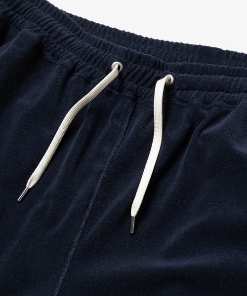 MR.OLIVE(ミスターオリーブ)の「MICRO RESORT PILE / EASY SHORTS(スウェットパンツ・メンズ・ネイビー/ブラック・MEDIUM/LARGE)」の20枚目の写真