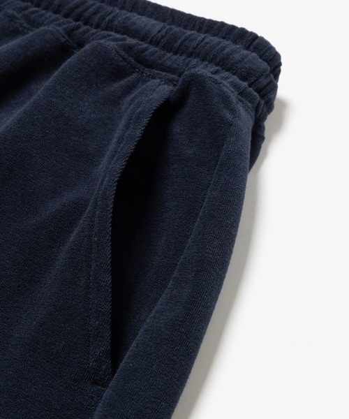 MR.OLIVE(ミスターオリーブ)の「MICRO RESORT PILE / EASY SHORTS(スウェットパンツ・メンズ・ネイビー/ブラック・MEDIUM/LARGE)」の22枚目の写真