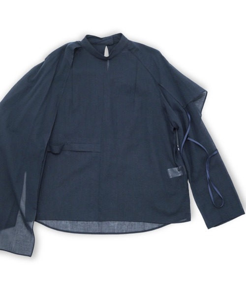 ohta(オータ)の「【ohta】 navy brouse(シャツ/ブラウス・レディース・ネイビー・FREE)」の3枚目の写真