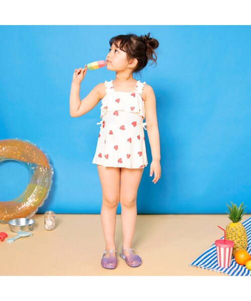 BREEZE（ブリーズ）の「ジェリーサンダル（サンダル・キッズ・オフホワイト/ラベンダー/オレンジ/ピンク・15 /16/17/18/19/14）」の5枚目の写真