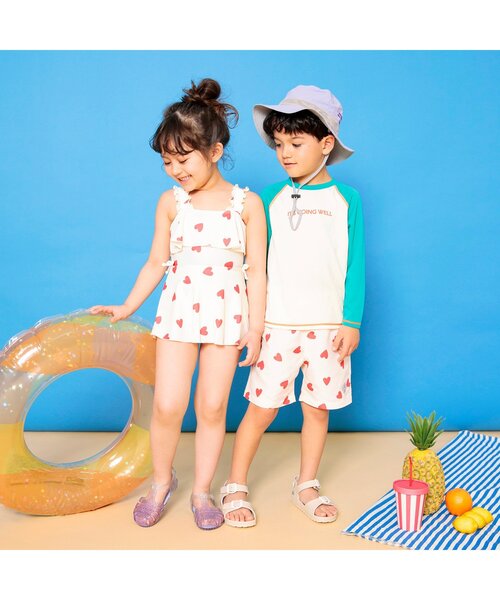 BREEZE（ブリーズ）の「ジェリーサンダル（サンダル・キッズ・オフホワイト/ラベンダー/オレンジ/ピンク・15 /16/17/18/19/14）」の6枚目の写真