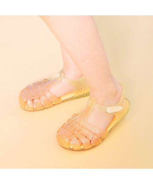 BREEZE（ブリーズ）の「ジェリーサンダル（サンダル・キッズ・オフホワイト/ラベンダー/オレンジ/ピンク・15 /16/17/18/19/14）」の10枚目の写真