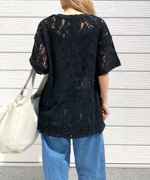 パル PAL 【Chico】レースチョーカー付Tシャツ （beige