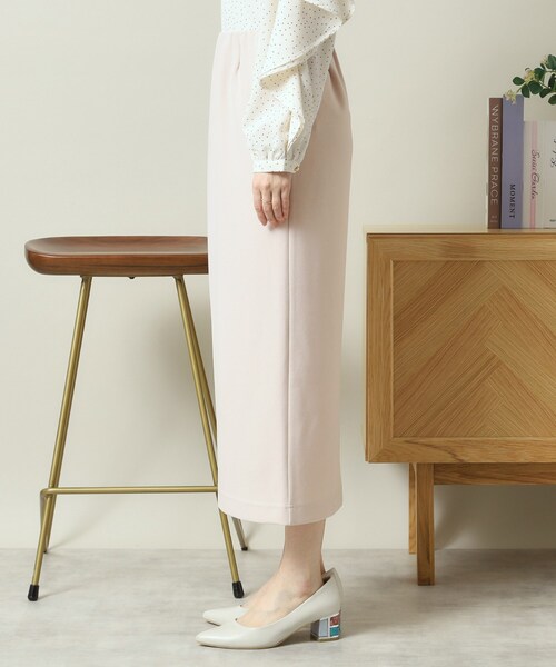 ITS'DEMO(イッツデモ)の「【洗濯機OK/吸水速乾/UVカット】カットジョーゼットスカート(スカート・レディース・ブラック/ナチュラル/レッド系・00)」の17枚目の写真