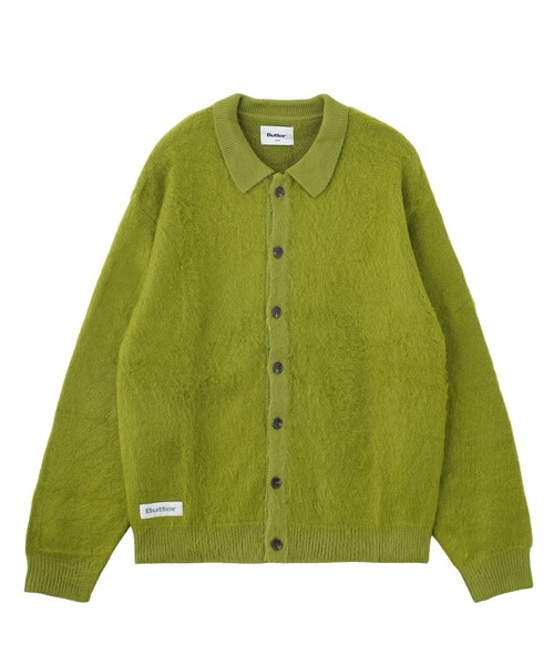 styles(スタイルス)の「BUTTER Mohair Button Up Knitted Shirt(カーディガン/ボレロ・メンズ・グリーン/ベージュ・L)」の2枚目の写真