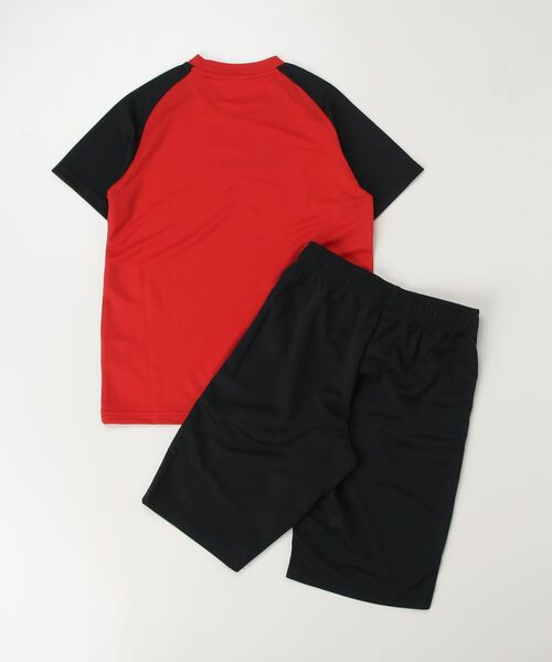 MIZUNO(ミズノ )の「ミズノ Tシャツ・ハーフパンツセット_(Tシャツ/カットソー・キッズ・レッド/ブルー・130cm/140cm/150cm/160cm)」の3枚目の写真