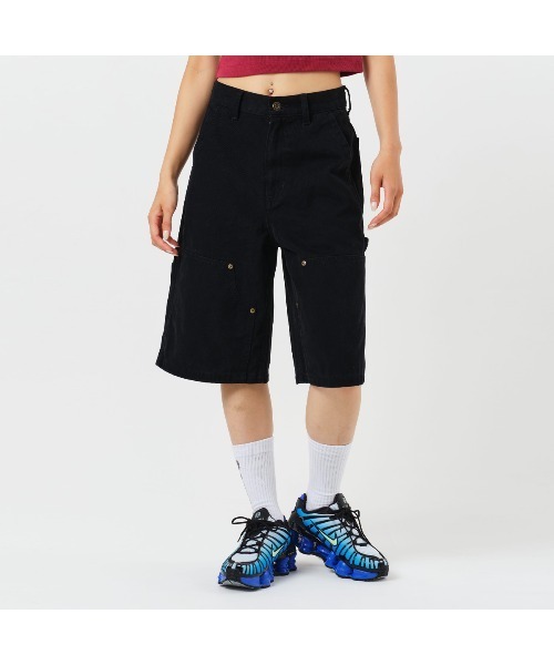atmos pink（アトモスピンク）の「atmos pink Painter Half Pants / アトモス ピンク ペインター ハーフ パンツ（その他パンツ・レディース・ブラック/ブルー・M/S）」の2枚目の写真
