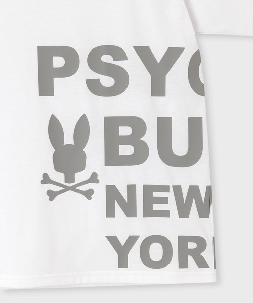 Psycho Bunny（サイコバニー）の「[WEB限定]サイドロゴ ビッグシルエット Tシャツ（Tシャツ/カットソー・メンズ・ブラック/ブルーグレー/ホワイト/カーキブラウン・SMALL/MEDIUM/LARGE/X-LARGE）」の8枚目の写真