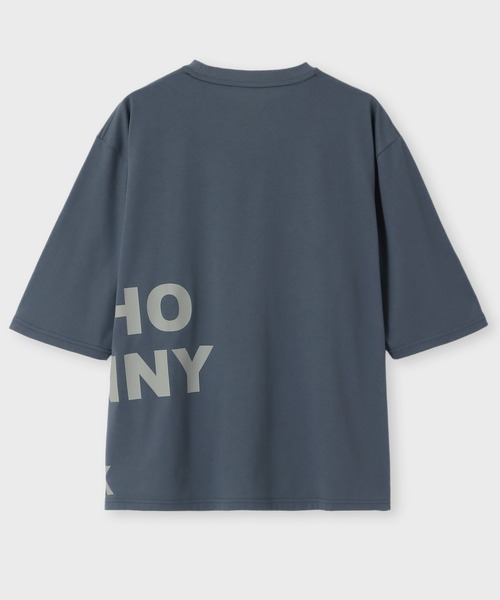 Psycho Bunny（サイコバニー）の「[WEB限定]サイドロゴ ビッグシルエット Tシャツ（Tシャツ/カットソー・メンズ・ブラック/ブルーグレー/ホワイト/カーキブラウン・SMALL/MEDIUM/LARGE/X-LARGE）」の12枚目の写真